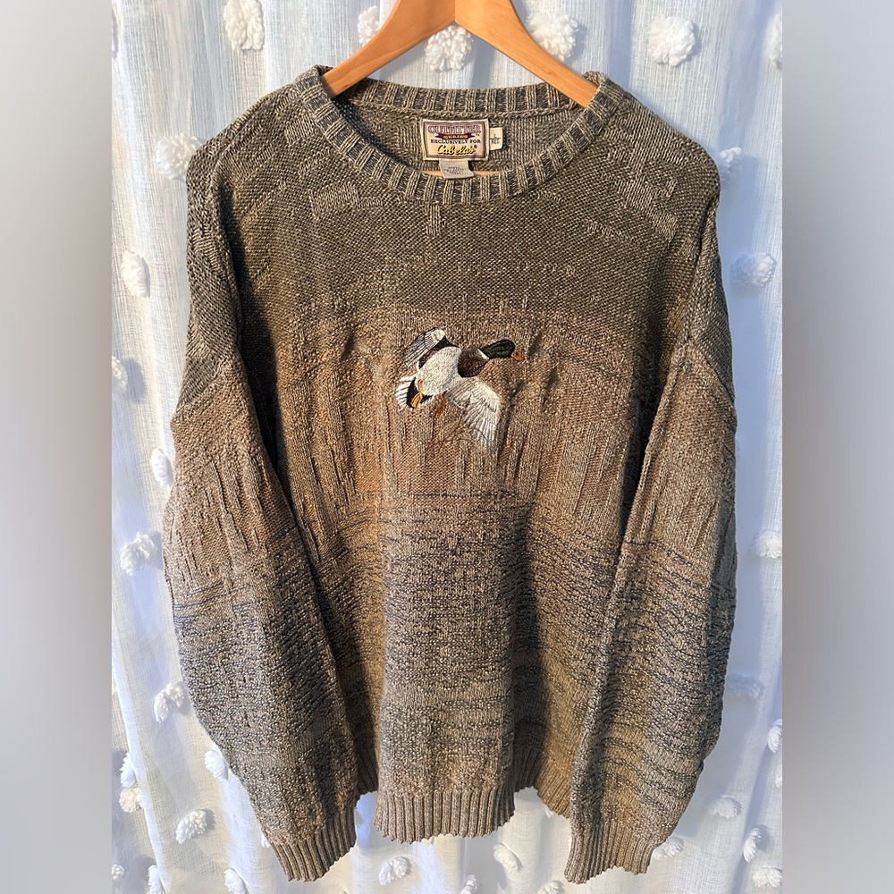 Vintage Cabela’s outfitter series knit sweater sz Large